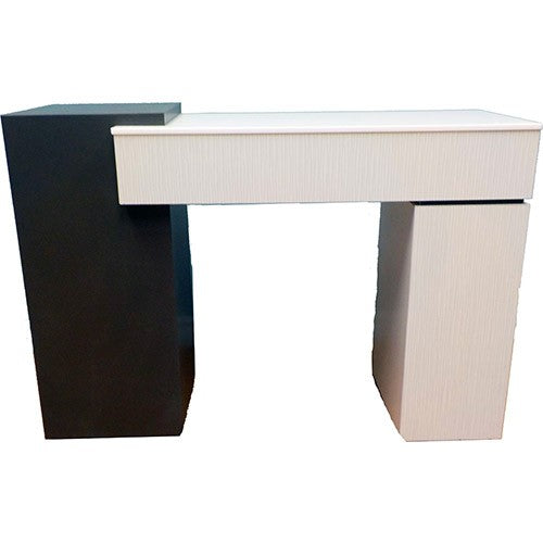 Esprimere Manicure Station 44L"x17.5W"x30H" White NS415