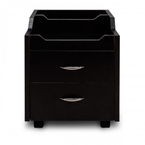 J&A KM Pedicure Cart - Dark Brown PT14