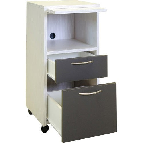 Esprimere Salon Cart 16L"x16W"x32H" Contour Brown SM115