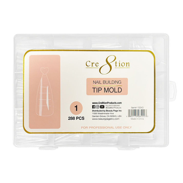 Cre8tion Nail Building Tip Mold 288pcs 01 15543