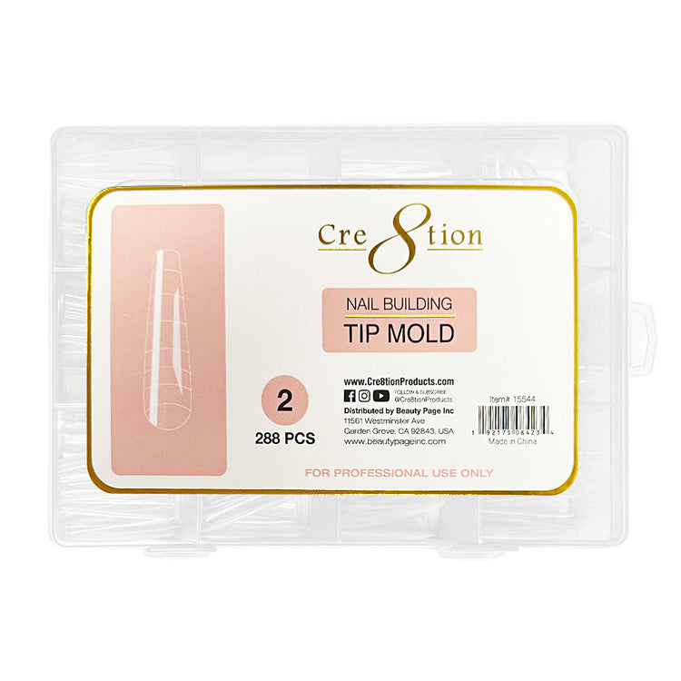 Cre8tion Nail Building Tip Mold 288pcs 02 15544