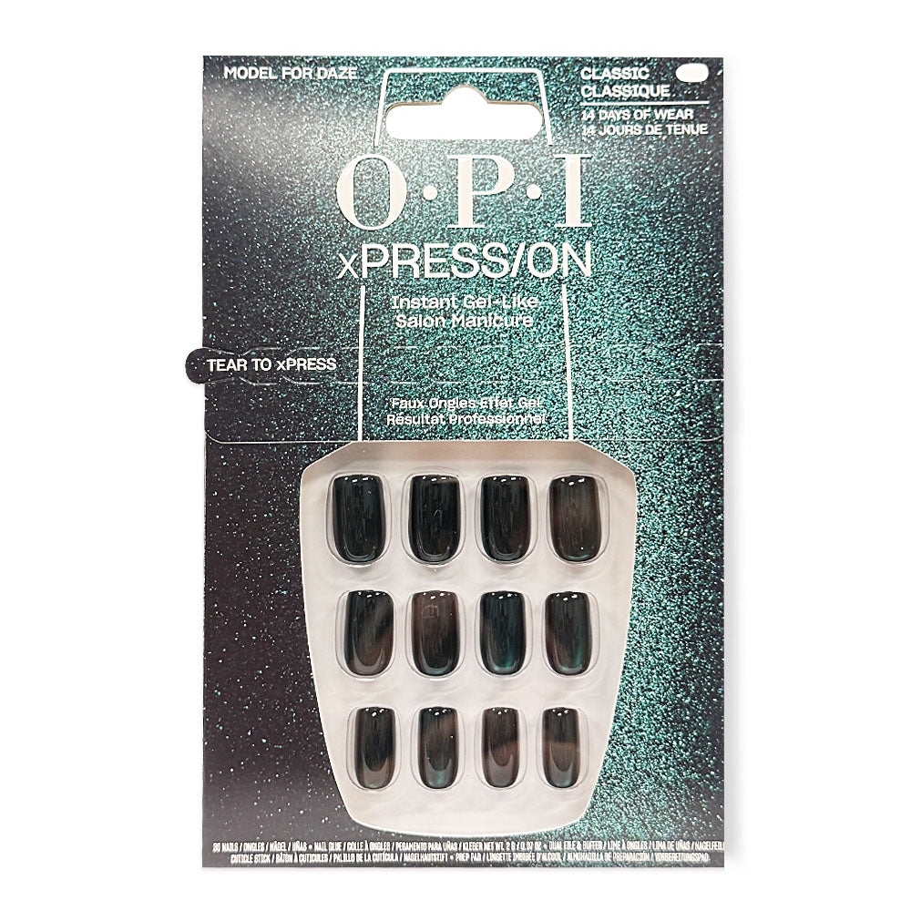 OPI xPRESS/ON Press On Nails Tips Model For Daze AN055S