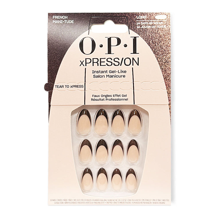 OPI xPRESS/ON Press On Nails Tips French Mani-Tude AN056L