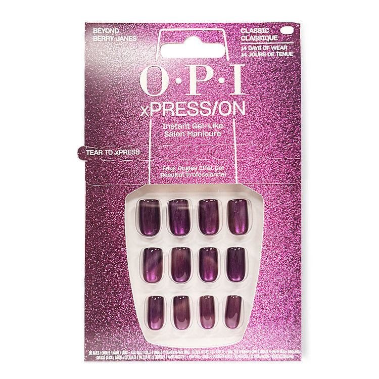 OPI xPRESS/ON Press On Nails Tips Beyond Berry Janes AN053S