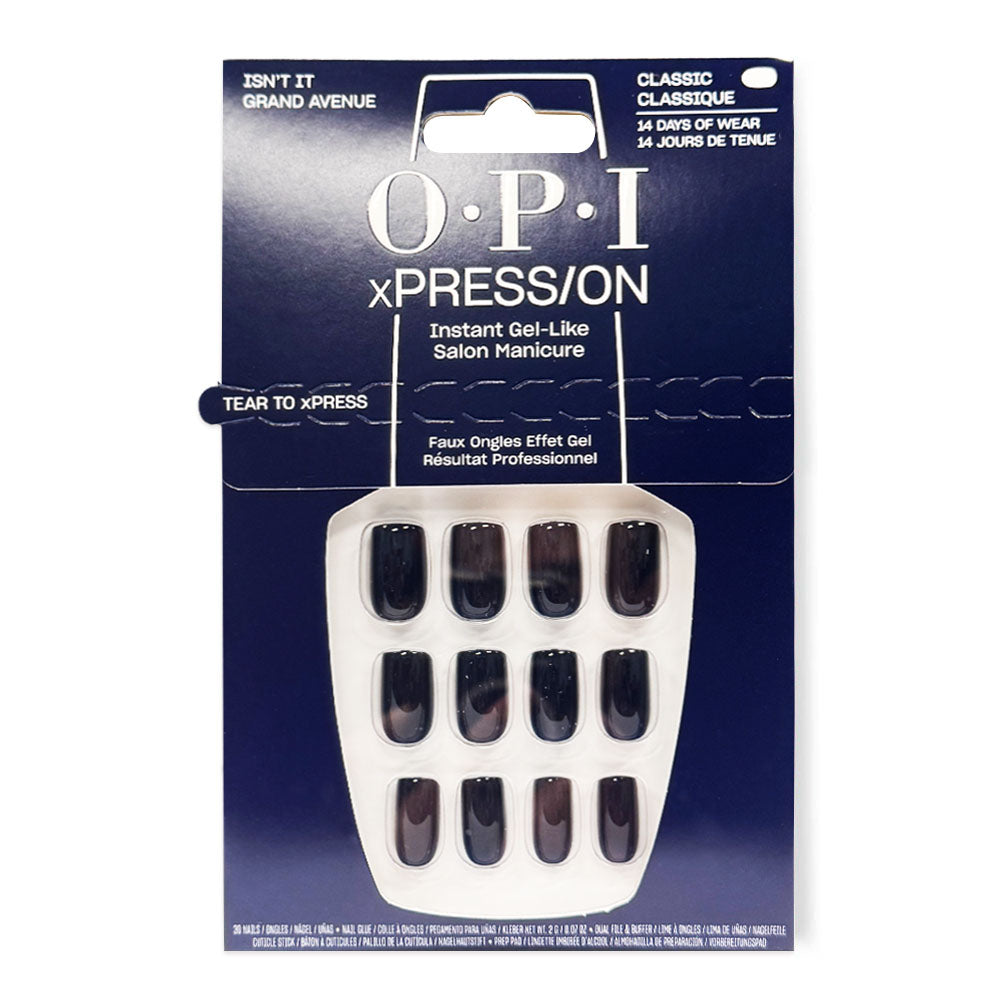 OPI xPRESS/ON Press On Nails Tips Isn't It Grand Avenue A07S