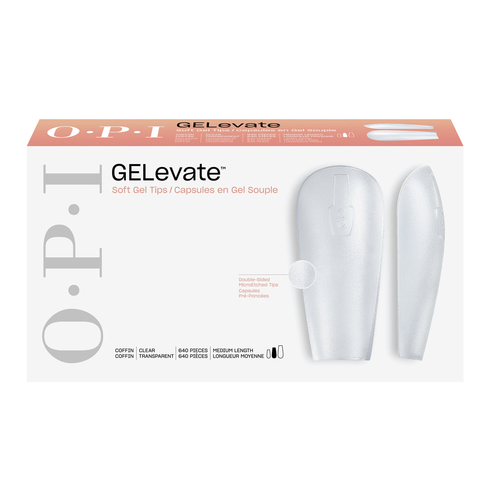 OPI GELevate Soft Gel Extensions Tips Coffin FCT002