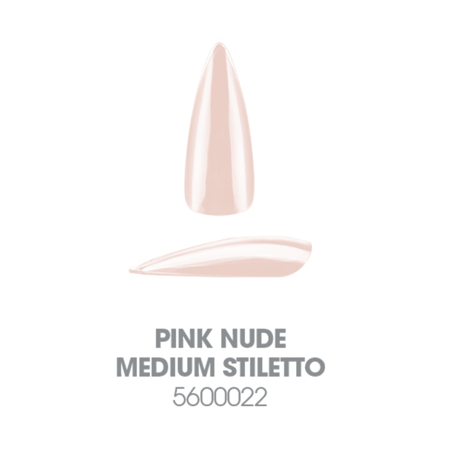 Entity Soft Gel Tips Medium Stiletto 360CT Pink 5600022