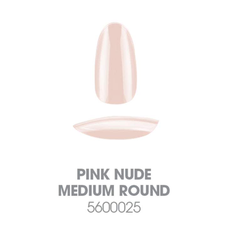 Entity Soft Gel Tips Medium Round 360CT Pink 5600025