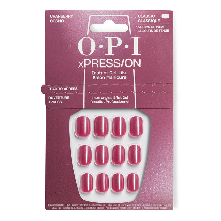 OPI xPRESS/ON Press on Nails Tips Cranberry Cosmo AN071S