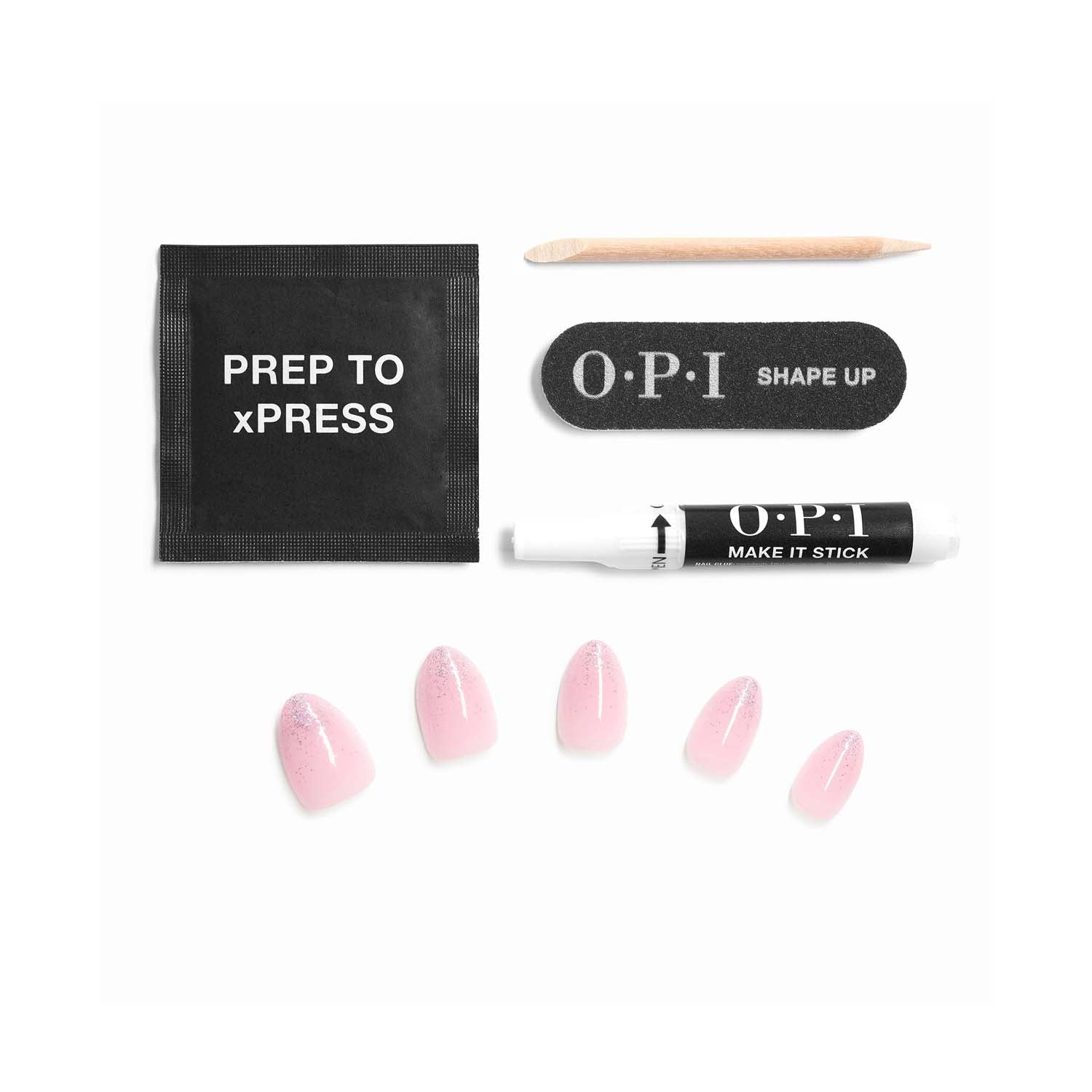 OPI xPRESS/ON Press on Nails Tips Let’s Get Glitter AN063S