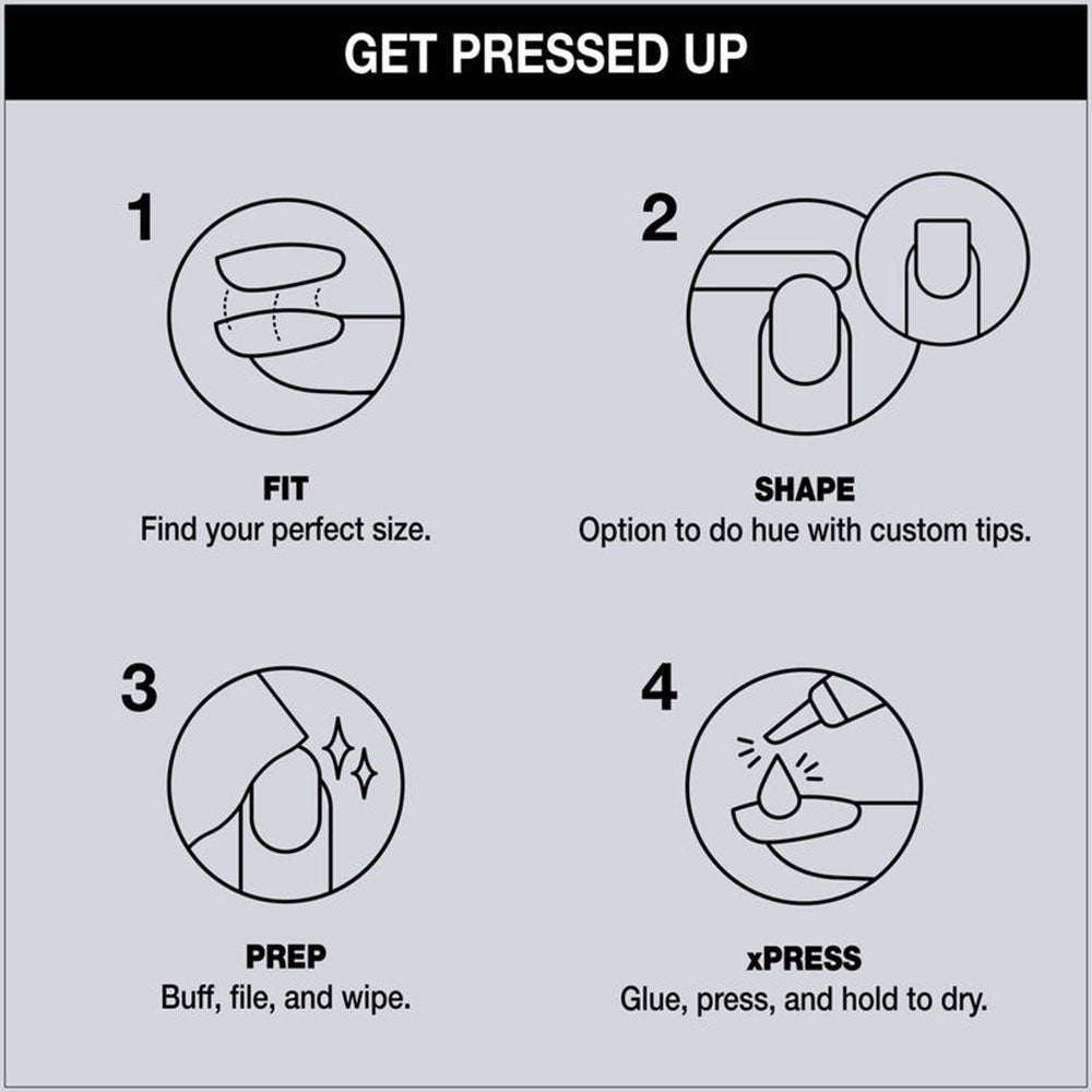 OPI xPRESS/ON Press On Nails Tips Effects IYKYK AN002L