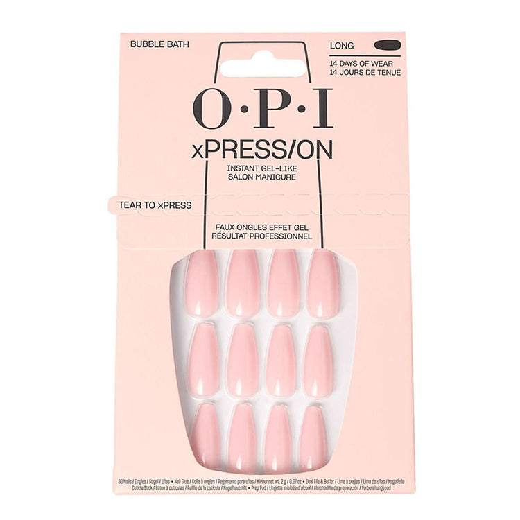OPI xPRESS/ON Press On Nails Tips - Bubble Bath L ANS86L