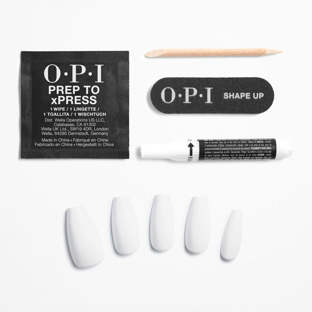 OPI xPRESS/ON Press On Nails Tips - Alpine Snow L ANL00L