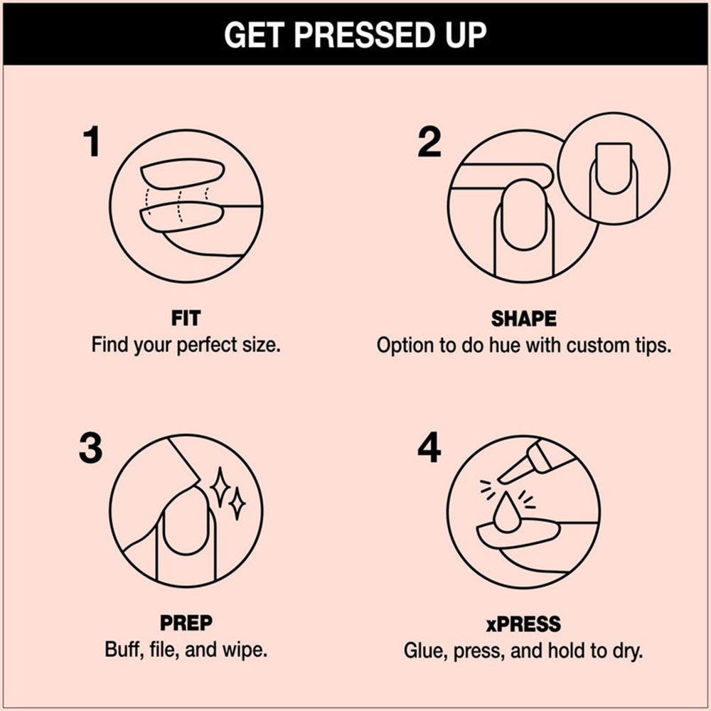 OPI xPRESS/ON Press On Nails Tips - Bubble Bath ANS86S