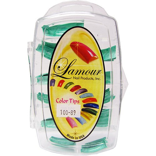 Lamour Marble Tips Turquoise 100-89