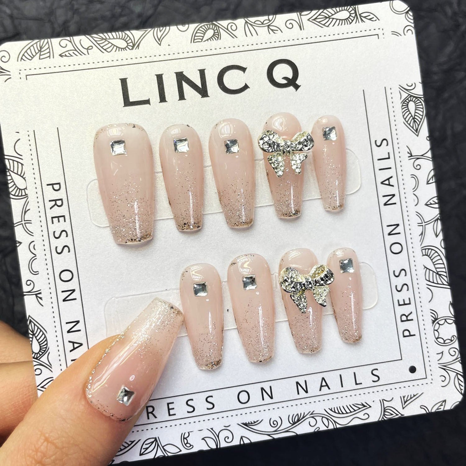 Linc Q Press on Nails Tips #90 Short 00090