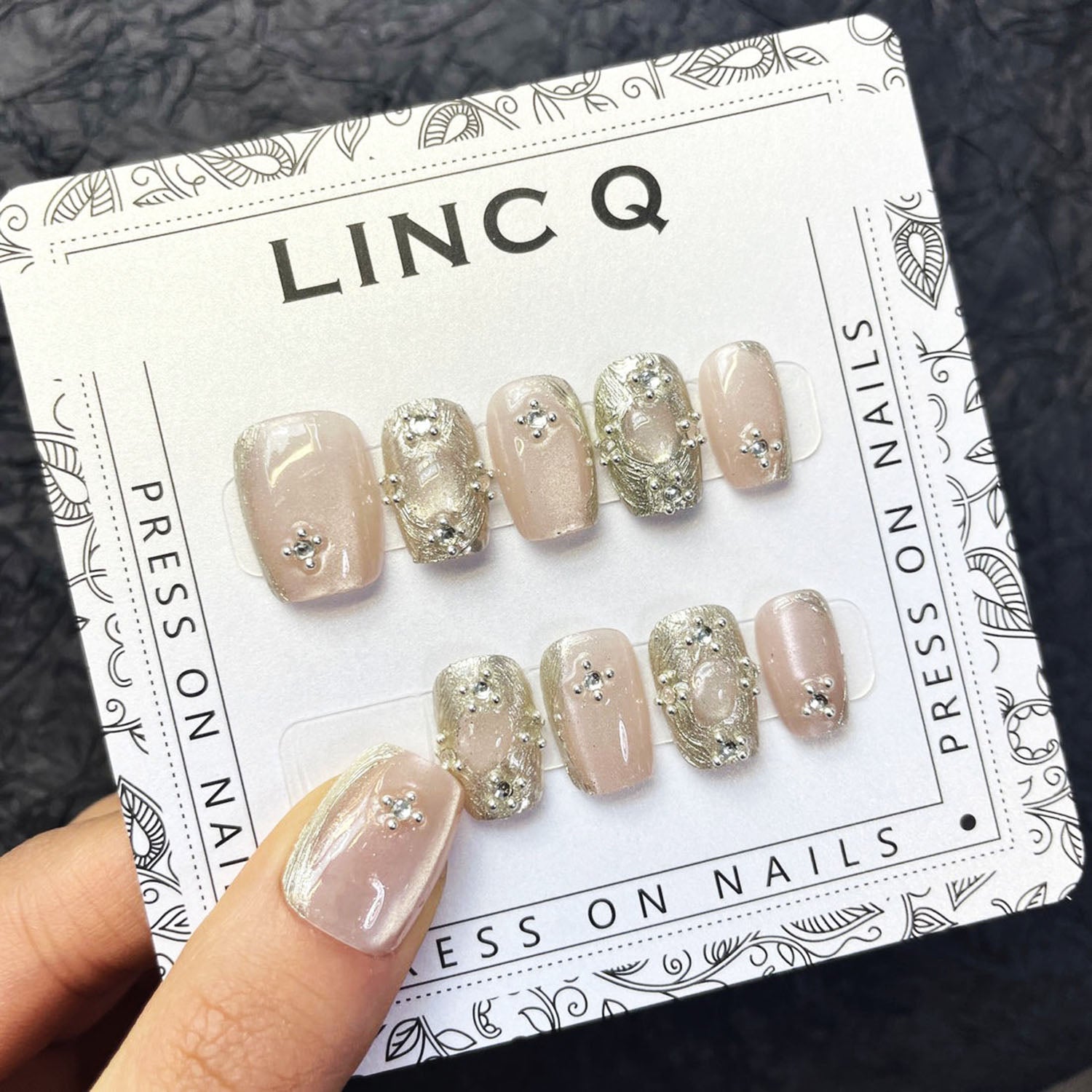 Linc Q Press on Nails Tips #1203 Short 01203