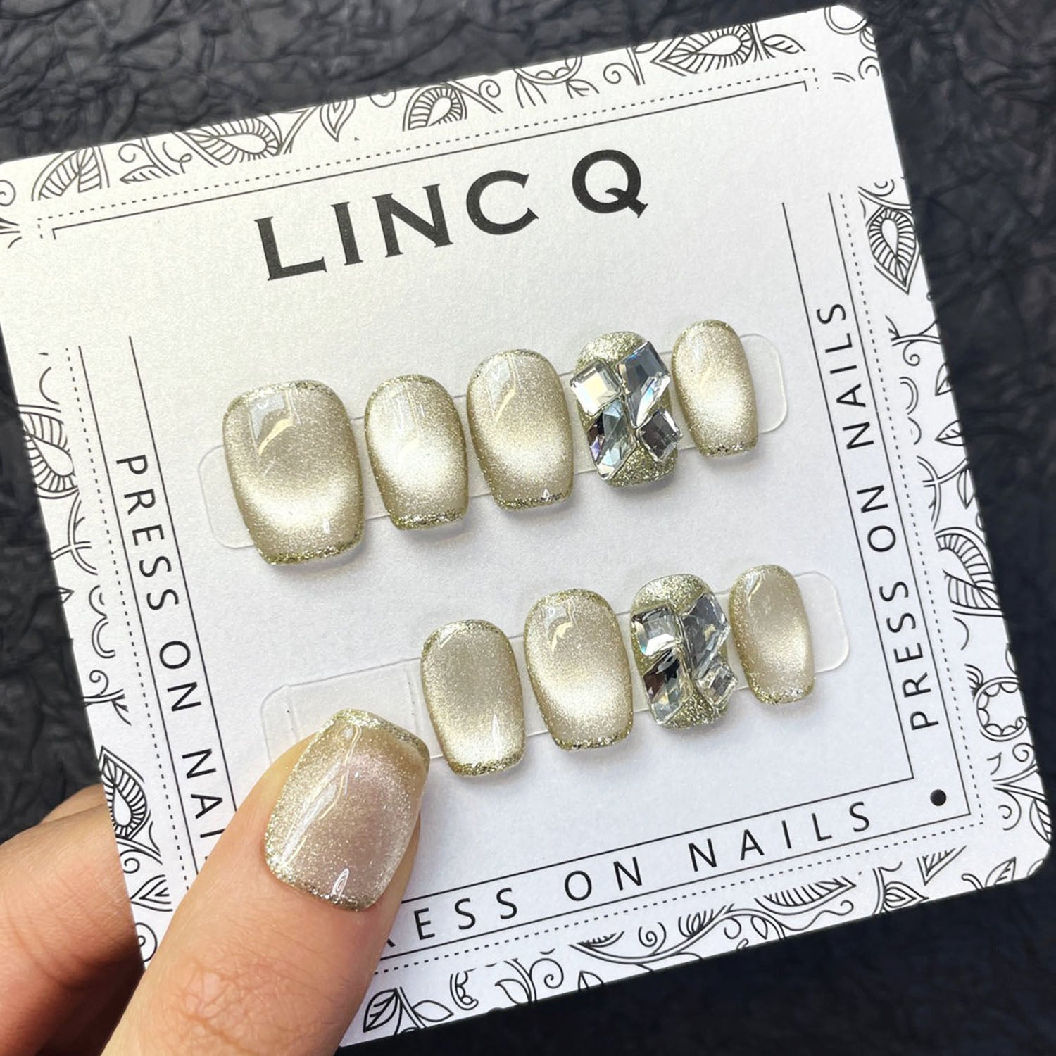 Linc Q Press on Nails Tips #1259 Short 01259