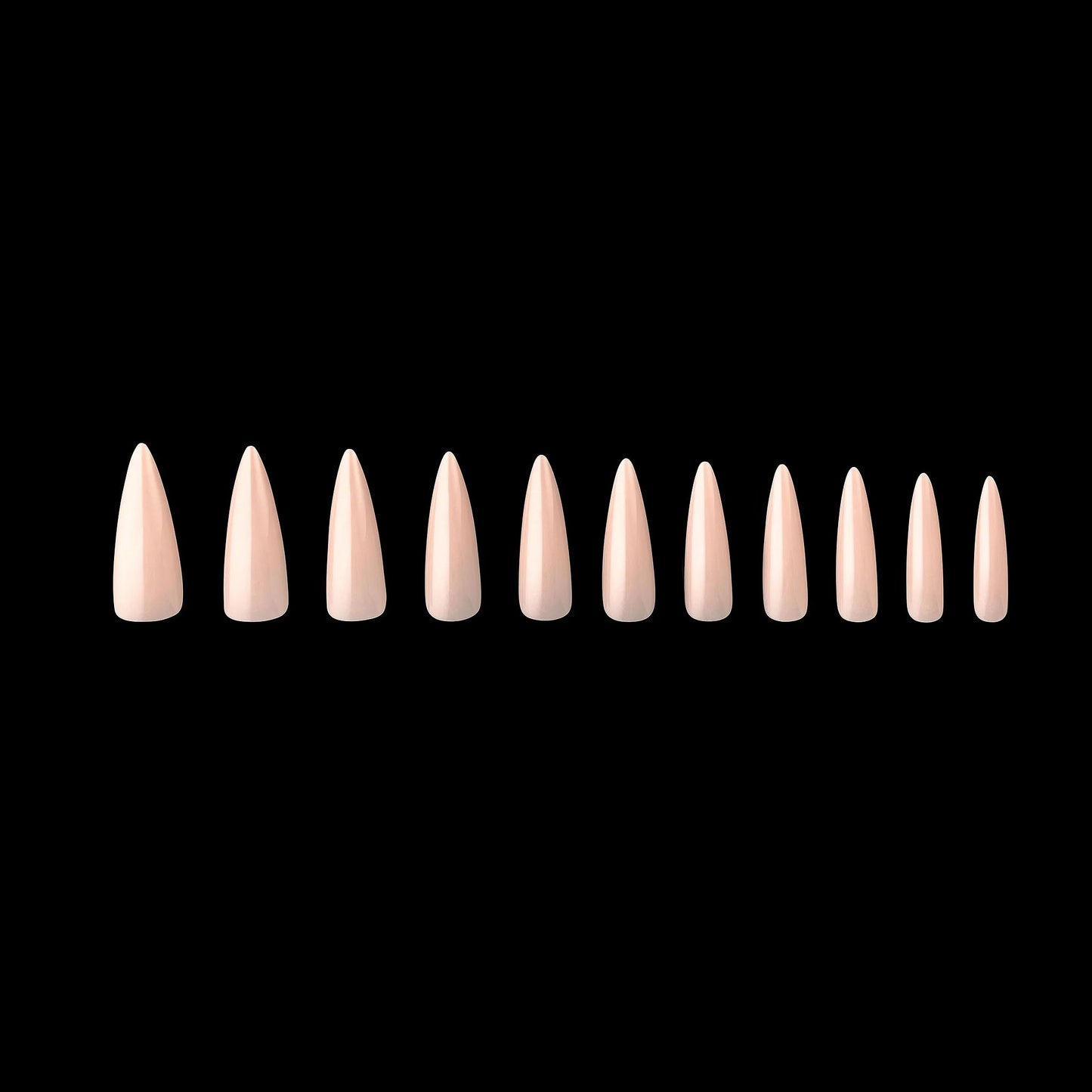 Apres Gel-X Maisie Neutrals Natural Stiletto Long150PC 40096