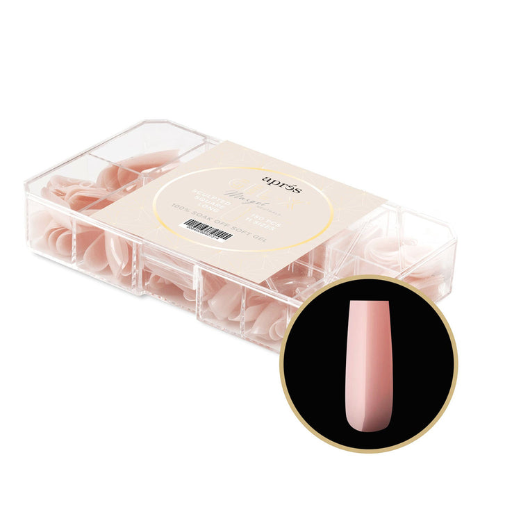 Apres Neutrals Gel-X Margot Sculpted Square Long 40131