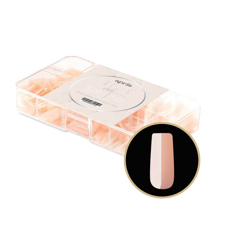 Apres Neutrals Gel-X Chloe Natural Square Medium 40135