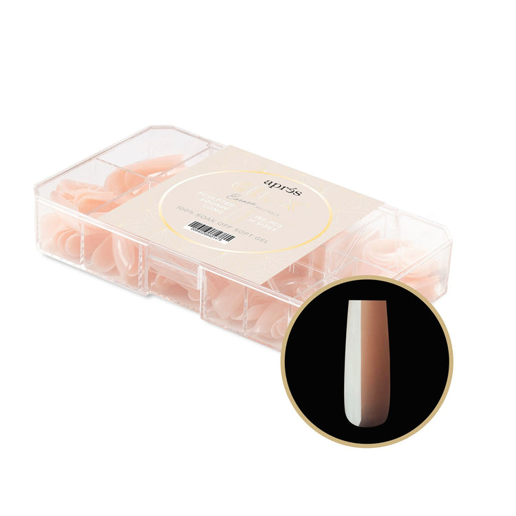 Apres Neutrals Gel-X Emma Sculpted Square Long 40147