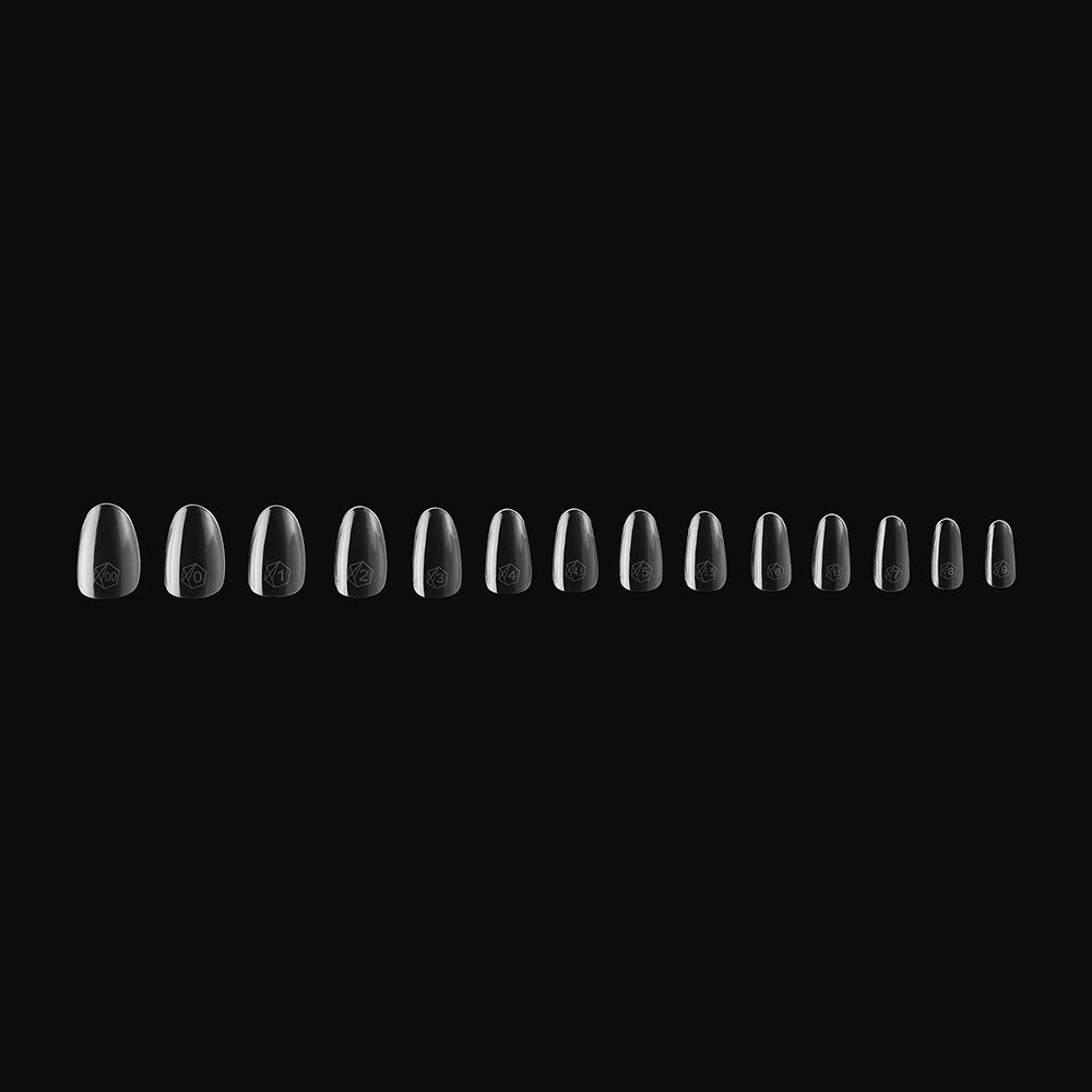 Apres Gel-X Soft Gel Tips Natural Round Short 600Pcs 40153