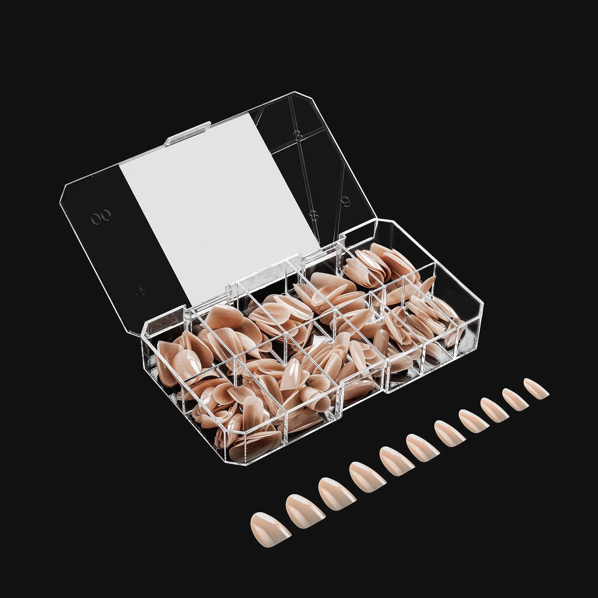 Apres Gel-X Alex Neutrals Natural Round Short 150Tips 40174