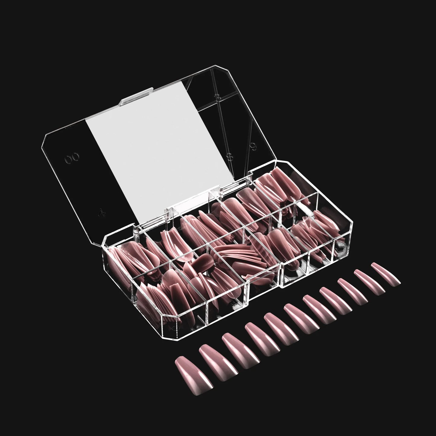 Apres Gel-X Mia Neutrals Sculpted Coffin Long 150PC 40180