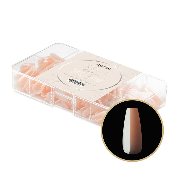 Apres Neutrals Gel-X Emma Natural Coffin Medium 40204