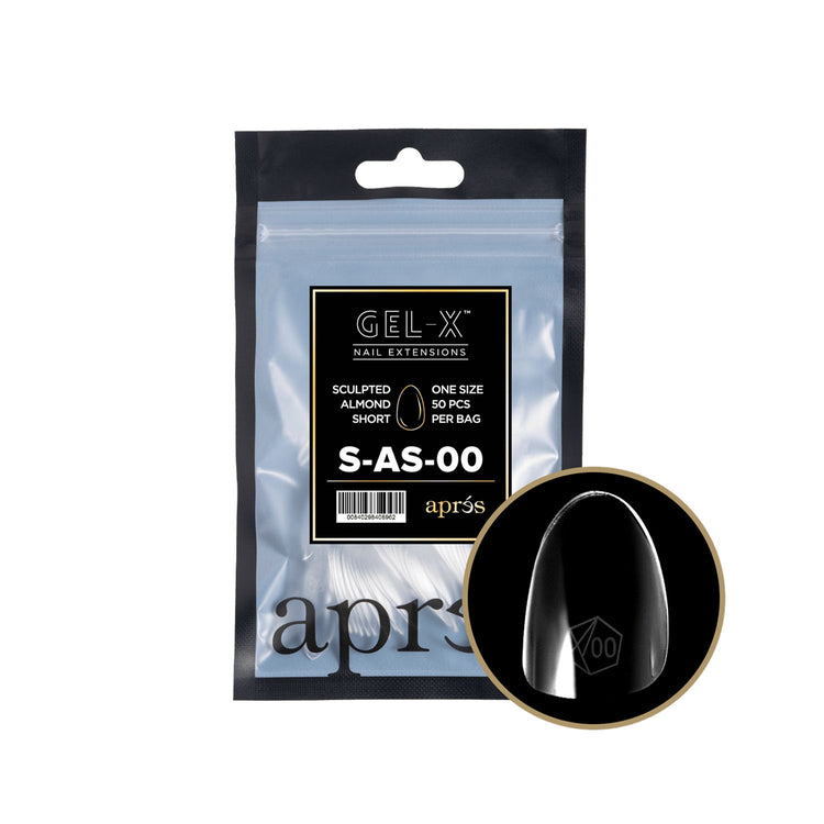 Apres Gel-X Tips Sculpted Almond Short Refill SAS00 40896