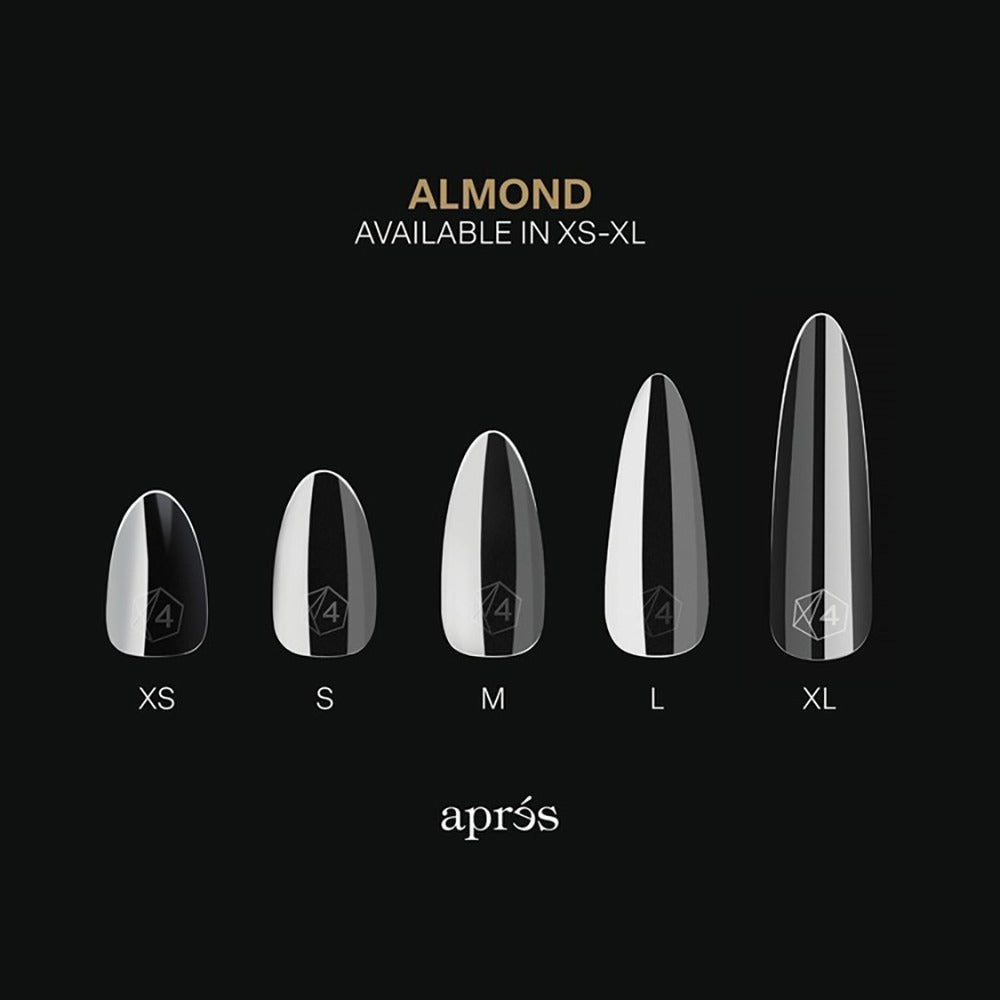 Apres Gel-X Soft Gel Tips Natural Almond X-Short 280Pcs41176
