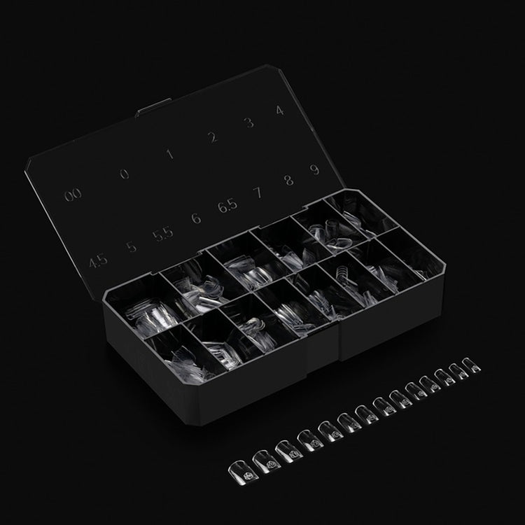 Apres Gel-X Soft Gel Tips Natural Square Short 280Pcs 41191