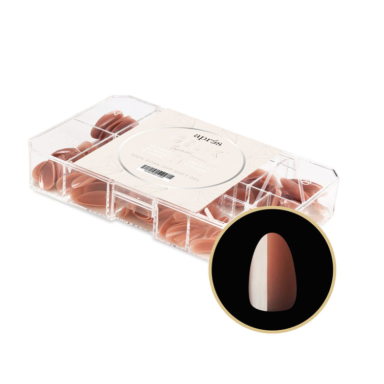 Apres Neutrals Gel-X Imani Natural Almond X-Short 41299