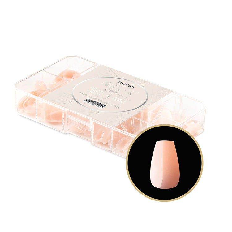 Apres Neutrals Gel-X Chloe Natural Coffin X-Short 41306