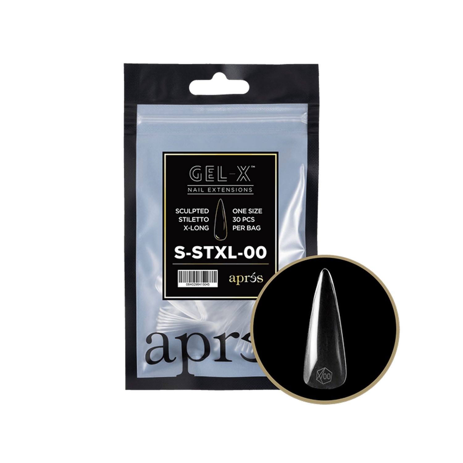 Apres Gel-X Sculpted Stiletto Extra Long S-STXL-00 41504
