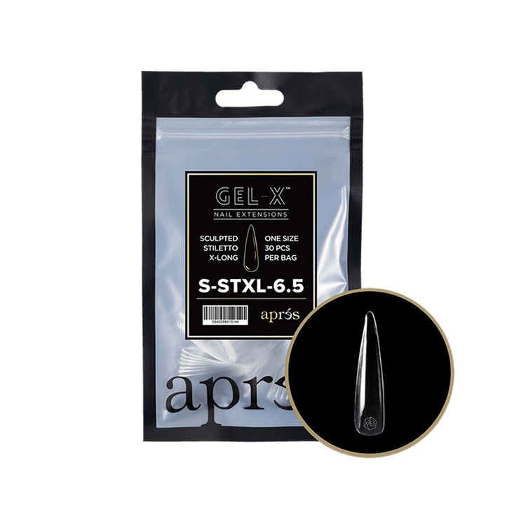 Apres Gel-X Sculpted Stiletto Extra Long 30PK SSTXL6.5 41514