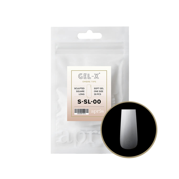 Apres Ombre Gel-X Sculpted Square Long Refill S-SL-00 41857