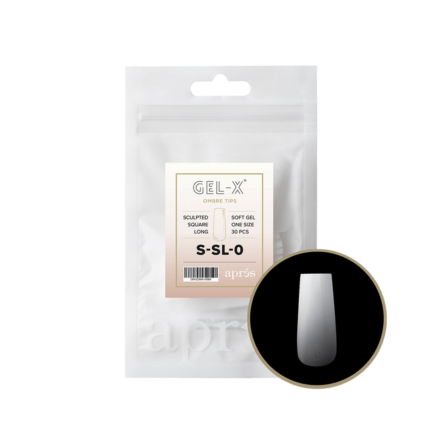 Apres Ombre Gel-X Sculpted Square Long Refill S-SL-0 41858