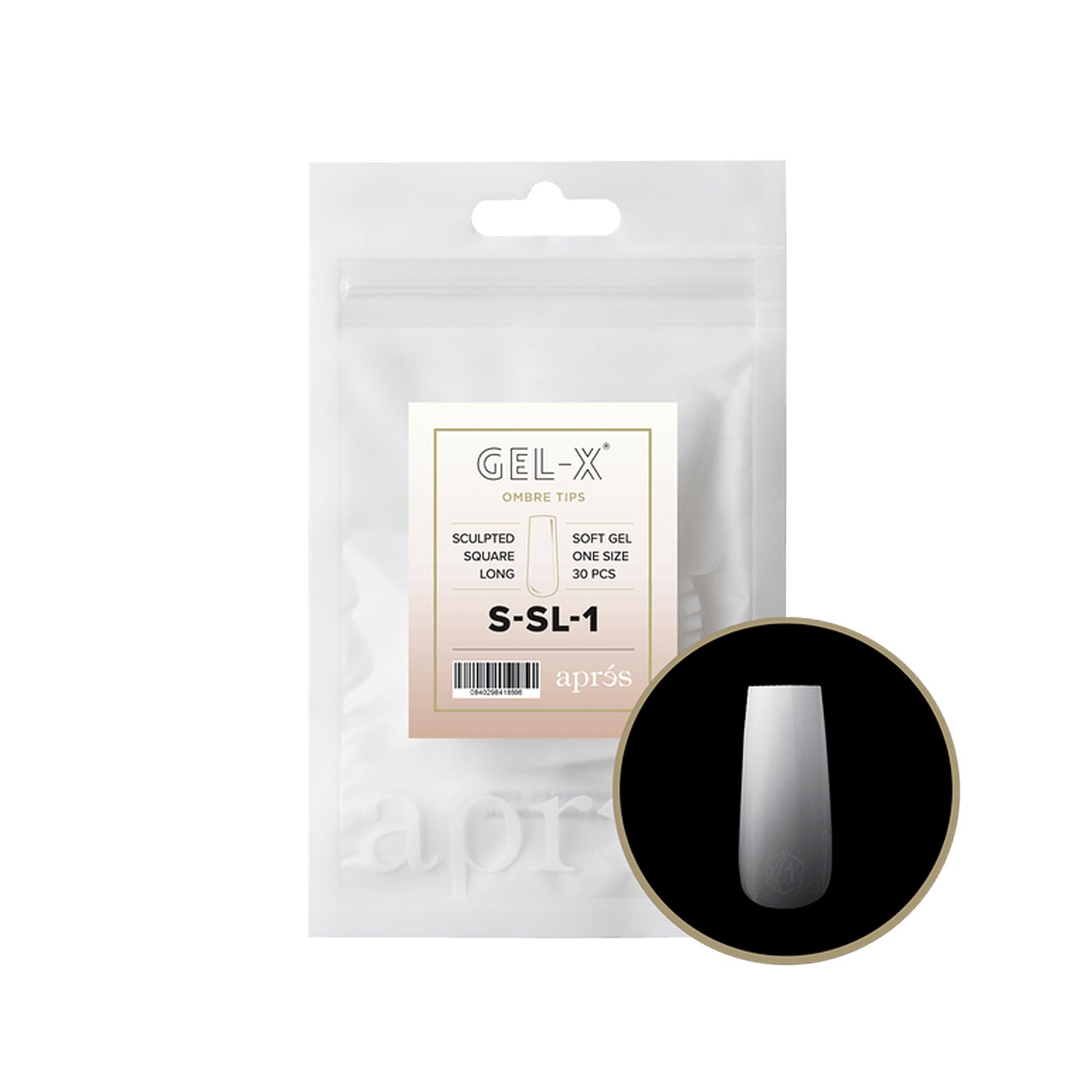 Apres Ombre Gel-X Sculpted Square Long Refill S-SL-1 41859