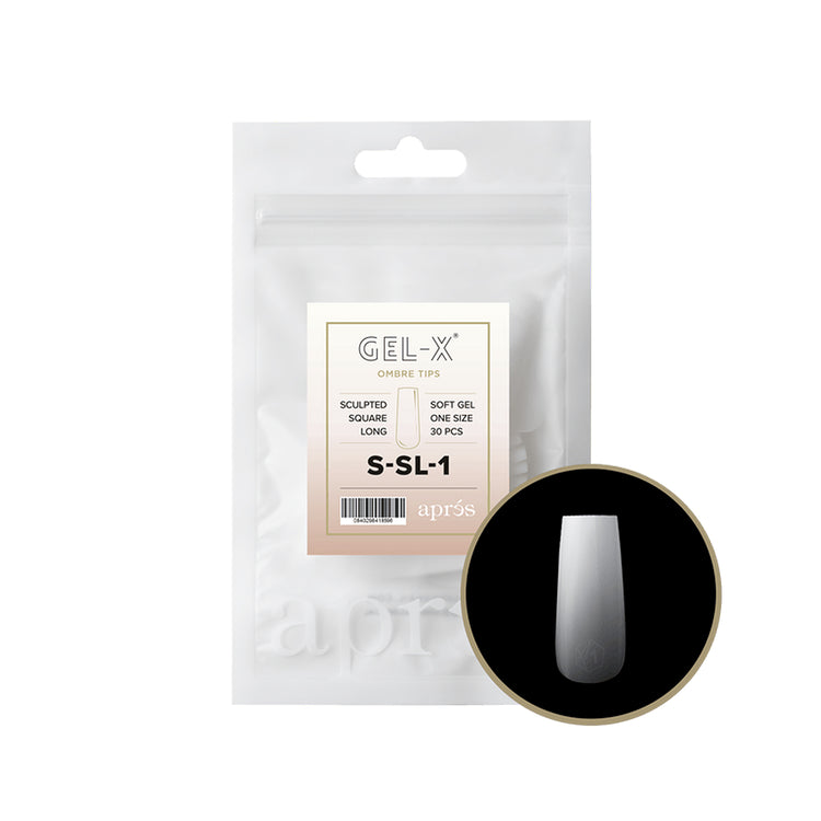 Apres Ombre Gel-X Sculpted Square Long Refill S-SL-1 41859