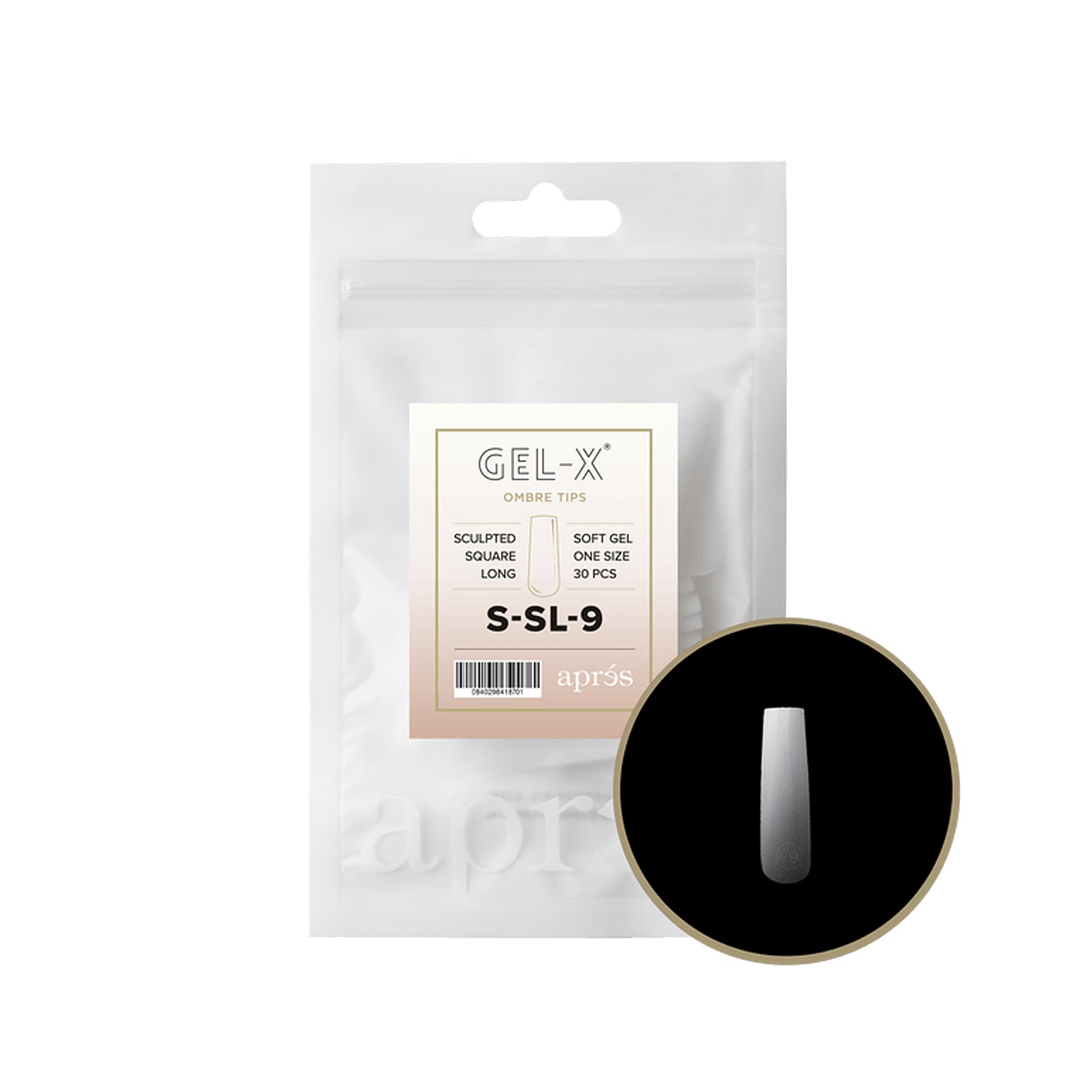 Apres Ombre Gel-X Sculpted Square Long Refill S-SL-9 41870