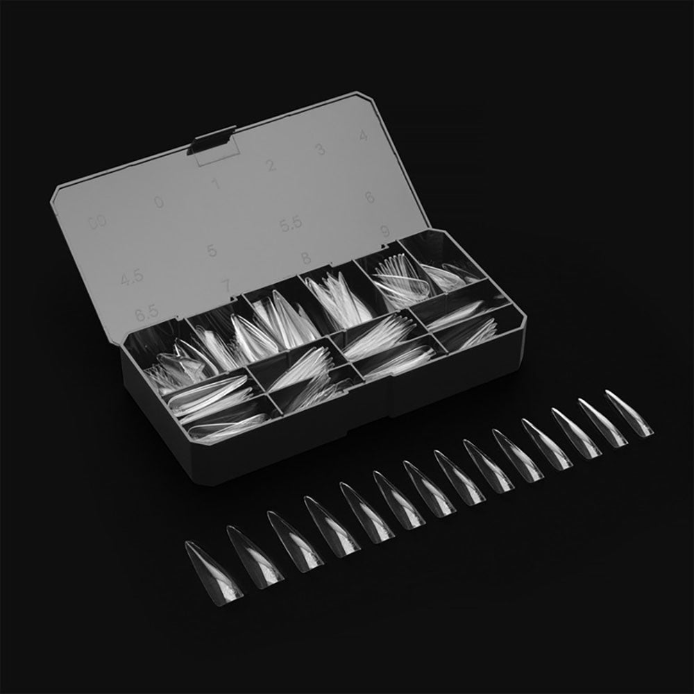 Apres Gel-X Soft Gel Tips Sculpted Stiletto X- Long 210Pcs