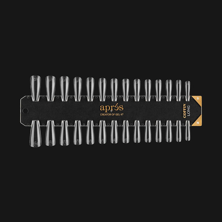 Apres Gel-X Tip Swatch Natural/Sculpted Coffin Long 43103