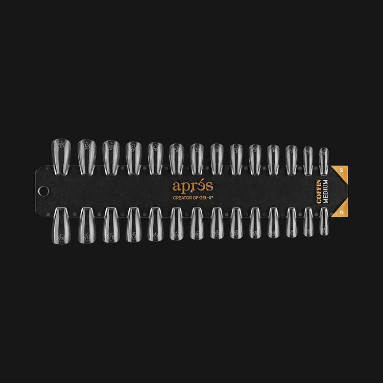 Apres Gel-X Tip Swatch Natural/Sculpted Coffin Medium 43109