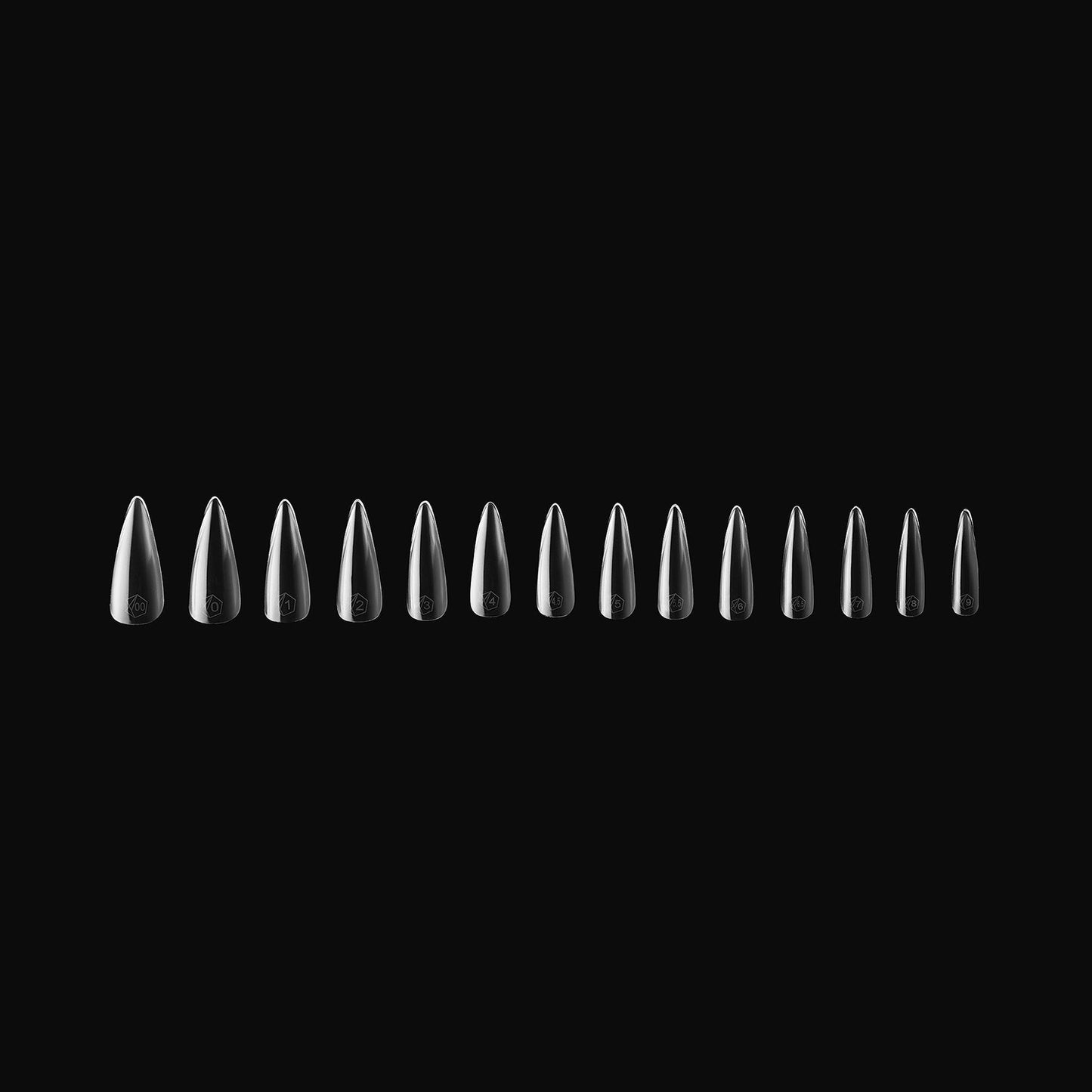 Apres Gel-X Tips Sculpted Stiletto Long 600Pcs 40168