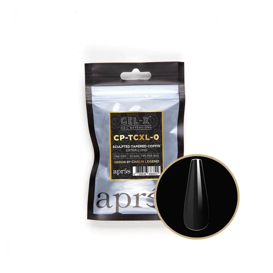 Apres Gel-X Sculpted Tapered Coffin Extra Long 25PK CPTCL00