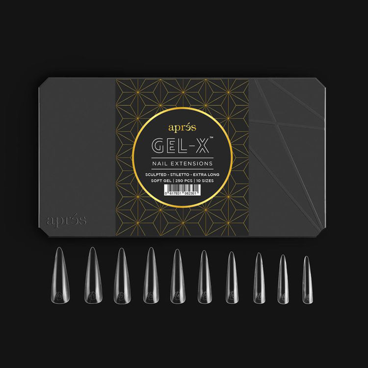 Apres Gel-X Sculpted Stiletto Extra Long 250Pcs 82391