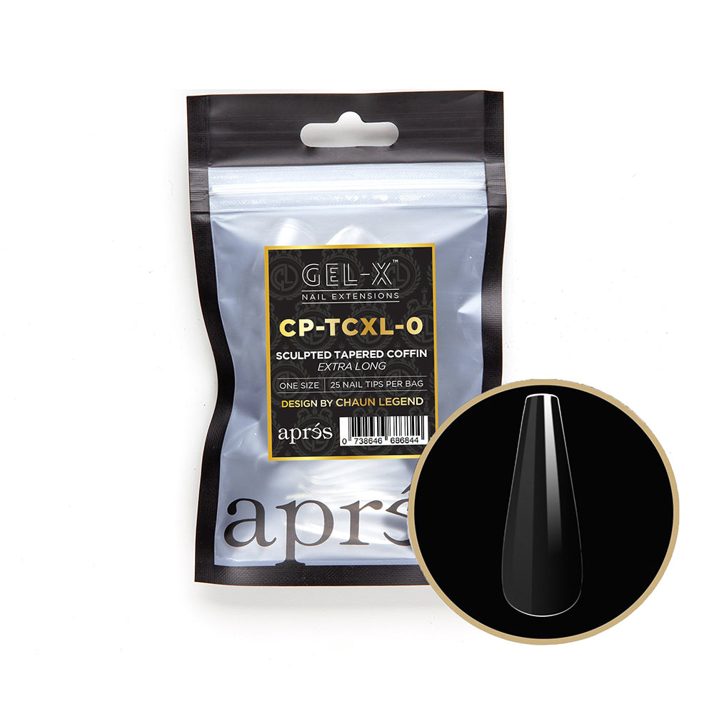 Apres Gel-X Sculpted Tapered Coffin Extra Long 25PK CPTCL0