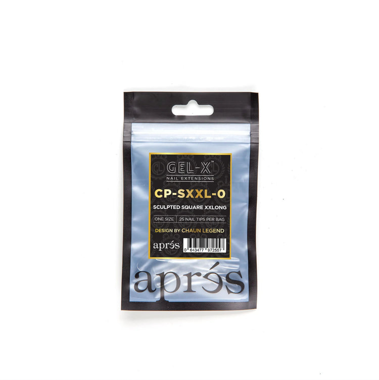 Apres Gel-X Tips Sculpted Square XXLong 25PK CP-SXXL0 /97255
